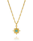 SOLE D'AZZURRO ketting | Zon | Turkoois