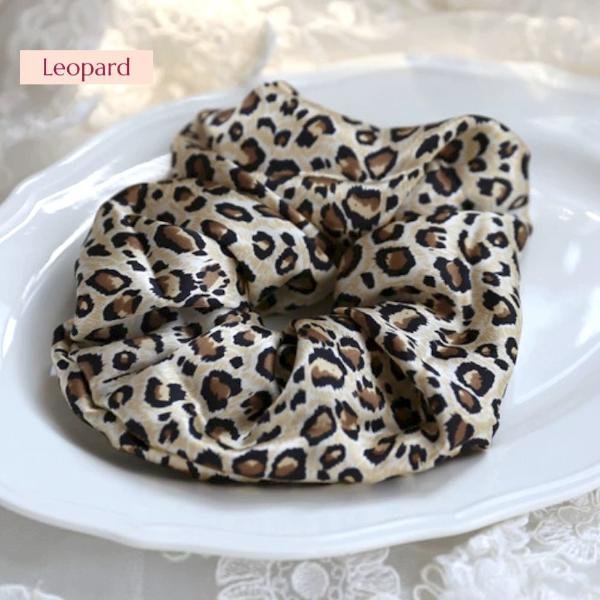 Luxe 100% zijden haarscrunchie - 6 cm breed