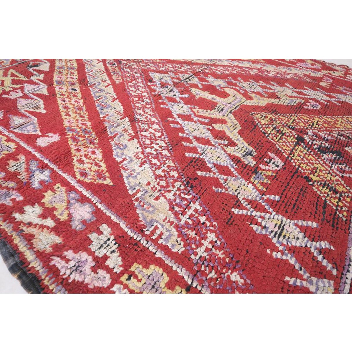 Marokkaans Berber-tapijt van vintage wol 175 x 180 cm