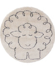 Tapis voor kinderen rond PETIT MOUTON